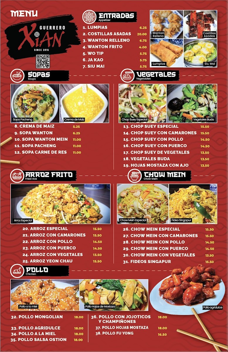 Menu Guerrero Xian Panama-1